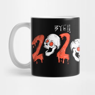 BYE 2020 Melting Typography Mug